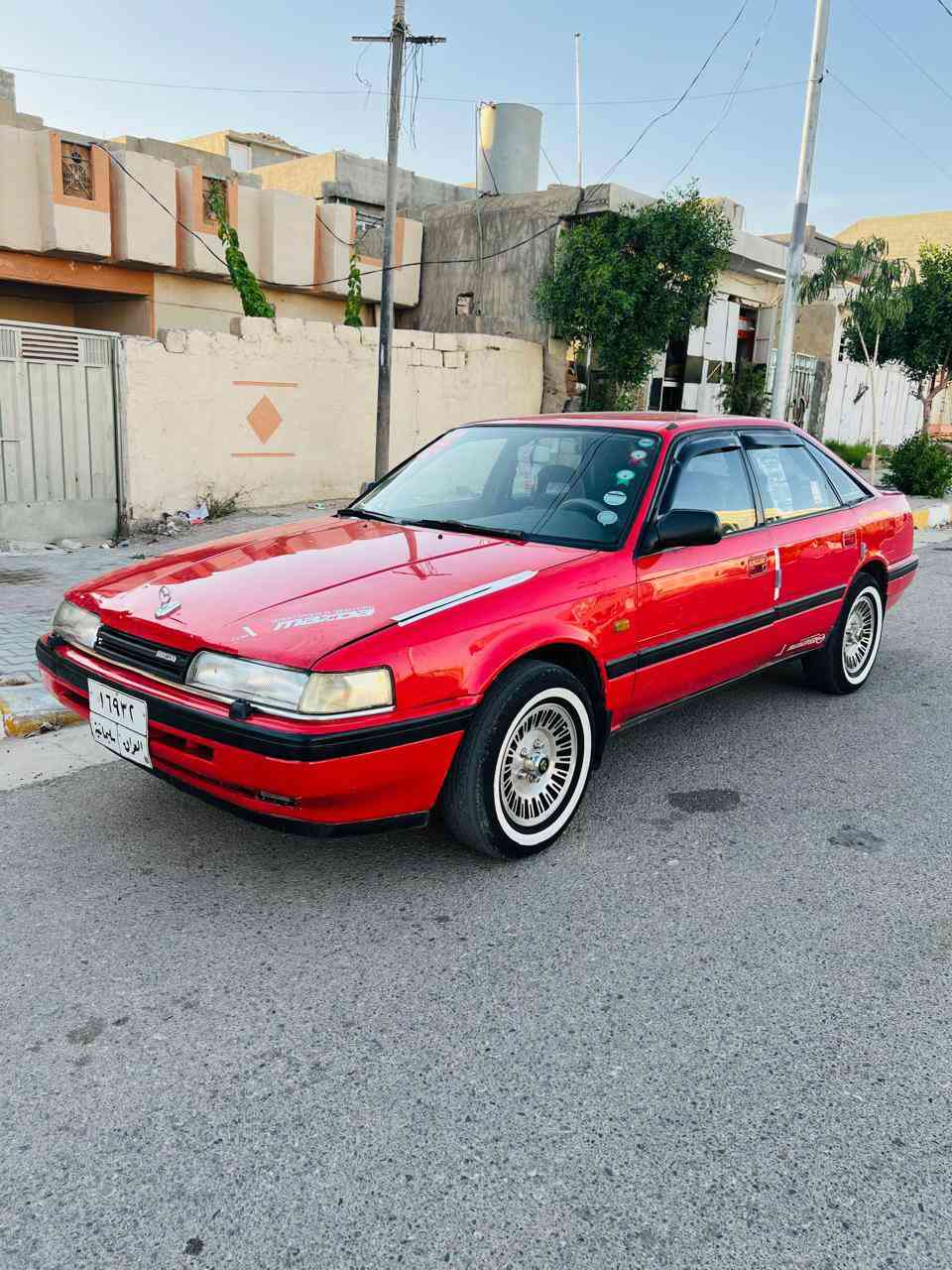 مازدا للبيع موديل 1991 رقم سليمانية تحويل مباشر بااسمي سيارة بلادية قطره خياس مابيهه بدون صبغ فقط جامرلوغ السكن صبغ محرك 8 بخ سنترلوك مابيهه نقص  داخل جديد  بلادي سياره مامتعوبة عنوان ديالى السعر 37 وبيهه مجال  ***********

