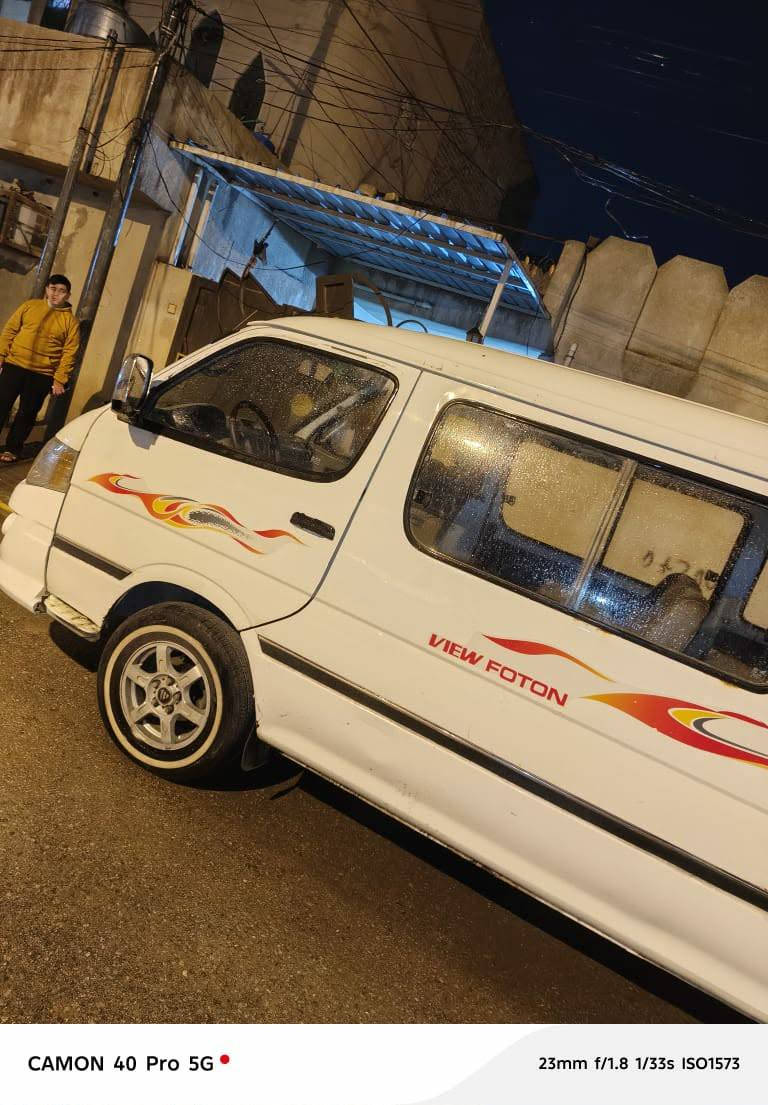 السلام عليكم فوتون للبيع موديل 2014  السياره باسمي رقم انكليزي سياره كامله وبيها منضومه غاز ⛽️ السعر 72 وبيها مجال قليل للاتصال على الرقم ***********
