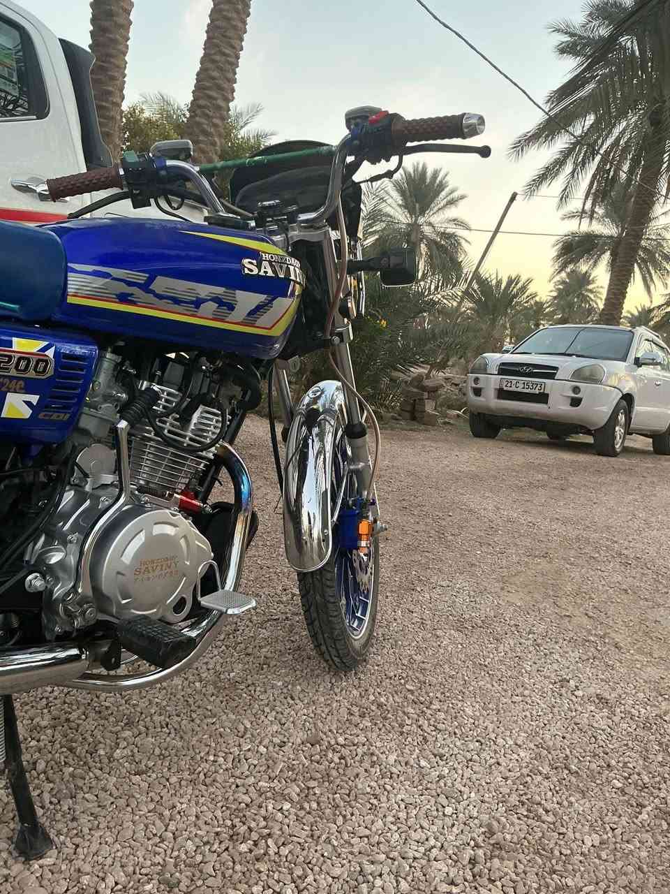 السلام عليكم
سيڤان هونزدا للبيع 
موديل 25
محرك 200cc
أوراق اصولي 
كهربائيات كله شغالة عدا الاشارة الخلفية متشتغل والبصمة مال تشغيل 
سعر،٧٥٠ 
عنوان كفل. رارنجية
***********
