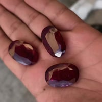 ياقوت باريسي • حجم كبير • ٣ قطع