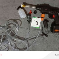 فاره شحن  مع الملحقات كامله + صونده ١٠ امتار + البطاريه والشاحنه  استخ...