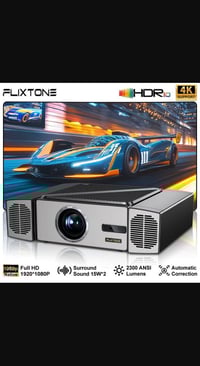 بروجكتور Flixtone • ٢٣٠٠ ANSI • ٣٠٠ إنش