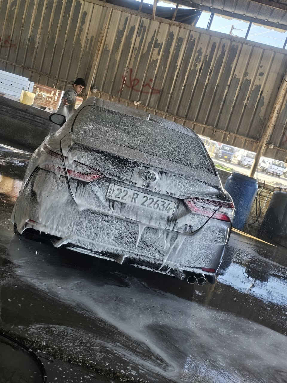 يالله السلام عليكم 

تيوتا كامري للبيع 

موديل 24 SE 

ماشي 13 _ الف ميل 

سياره بدون ضرر سرقه فقط 

رقم اربيل بسمي 

سعره 215_بي مجال 

***********
***********
