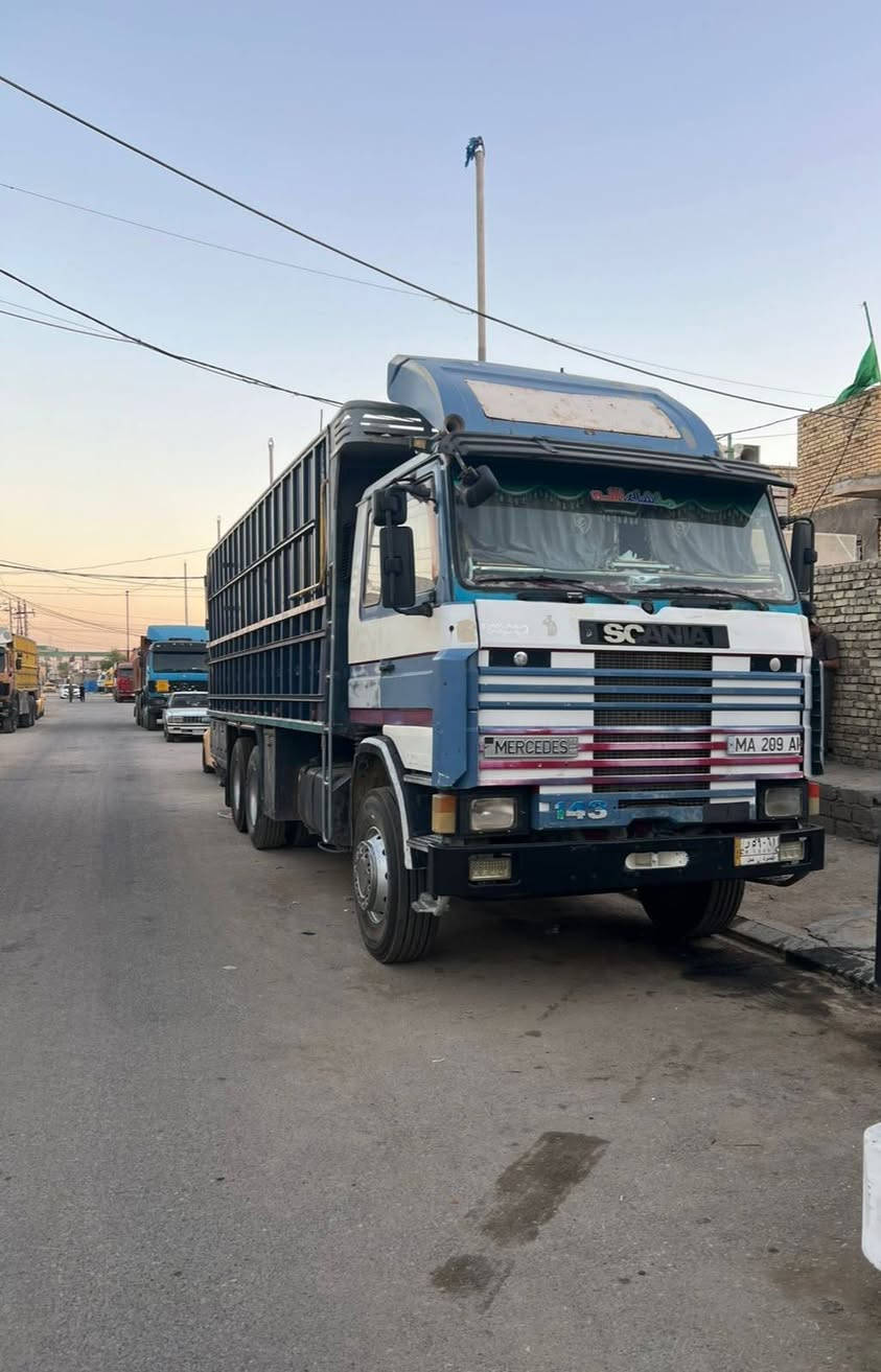 سلام عليكم سكانيه البيع موديل 95 حجم 143 كير 3في 3 مكفوله مكان ناصريه   ***********
