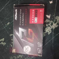 للبيع RX 580 8GB ASRock مستعمل، شغال تمام ومجرب. مناسب للألعاب والاستخ...