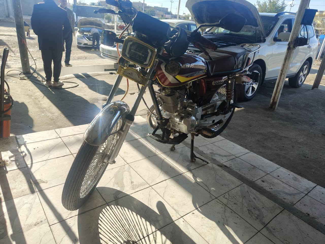 دراجه البيع موديل 2024مابي اي عيب خمس كير مكينه جبير سعر 725بي مجال مكان خانقين ***********
