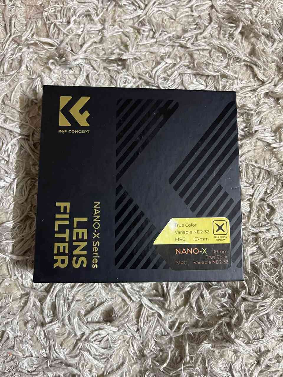 🛑 للبيع: فلتر K&F Concept NANO-X
فلتر احترافي (Variable ND2-32) بحالة ممتازة جداً.
 النوع: True Color Variable ND (متغير الدرجات).
 القياس: 67mm.
 المميزات: سلسلة NANO-X عالية الجودة، يحافظ على الألوان الحقيقية وبدون علامة (X) في التصوير.
 السعر: 55 ألف دينار 💵.
للتواصل على الخاص. 
واتساب ***********
المكان مدينة الصدر بغداد, العراق
