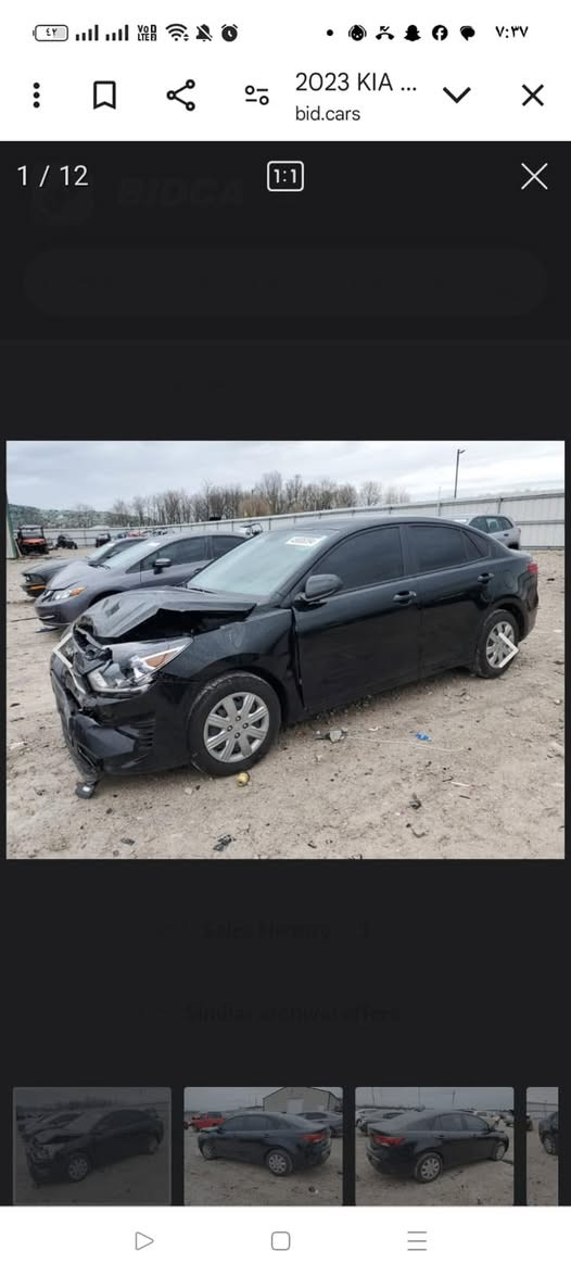 السلام عليكم السيارة كيا ريو 2023
حادثها جاملغ وبنيد حداديه نص عمر
تبريد فول سعرها 115$سعرها 
مناسب ومستعجل 
رقم الهاتف:
***********
