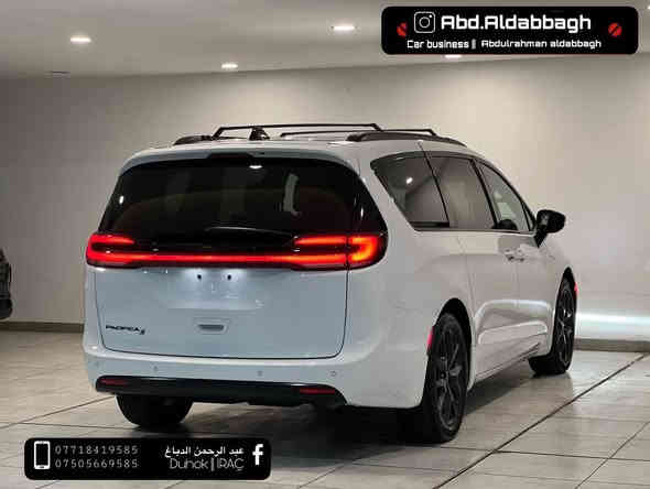 كرايسلر باسفيكا S 2024  
السيارة وصول جديد بانزين 
محرك 6 سلندر .3.6 ماشيه 39 الف ميل 
الضرر : جاملغين امامي صبغ 
بدون ايرباك بدون دواخل 
لا يوجد مراوس فقط بيع نقد 
السيارة جاهزة ما ناقصها مصرف
السعر : 275$ ورقة و بيها مجال 
السيارة كاتى يترقم شمالي اربيل دهوك سليماني 
مكان السيارة دهوك 2C4RC1BG3RR108534
لباقي التفاصيل تواصل واتساب يوجد فيديو للتوضيح اكثر 
للتواصل : 
***********
*********** سميل
