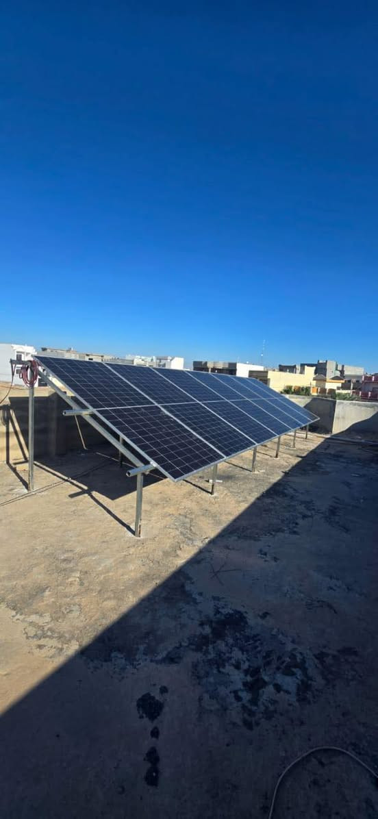 ⛔️البيع نقداً و بالتقسيط المريح ⛔️

تم بحمدالله تنصيب منظومة طاقة شمسية بقدرة 
14 اميير نهاري و 12 امبير ليلي 
الواح بقدرة 615W  نوع لونجي ضمان 15 سنة
انفيرتر GROWATT  6Kw   ضمانة سنة استبدال 
بطارية ليثيوم 15KWHشركة GENIXGREEN  ضمان 10 سنوات
صيانة لمدة سنة مجانية
للاستفسار الاتصال:-
***********
***********
***********
***********

GenixGreen Iraq 
GenixGreen 
المركز الذهبي-Golden Center
