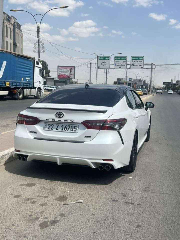كامري XSE 2023
داخل اسود 
المحرك 4 سلندر 2.5
تشغيل عن بعد 
ماشية :19 ميل 
كشنات تدفئة كشنات امامية وخلفية وسترن تدفئة
كامرة 1
بصمه 
ضرر : نص جاملغ خلفي وباب مستبدل 
الموقع: الموصل
للانتصال ***********
السعر 260$
