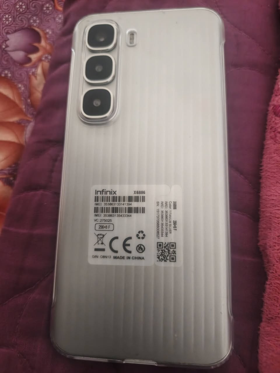 انفنكس 60  برو شاشة منحنية مراوس حسب القناعة سعرة 250


**إذا كنت صاحب هذا الإعلان وتريد حذفه لأي سبب، رجاءا أرسل رسالة إلى الدعم الفني**