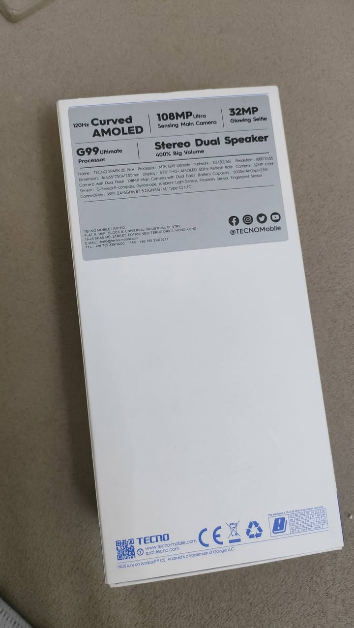 تكنو سبارك ٢٠ برو بلس للبيع لاعلي سعر كان موجود في علبته اتأكتف بس


**إذا كنت صاحب هذا الإعلان وتريد حذفه لأي سبب، رجاءا أرسل رسالة إلى الدعم الفني**