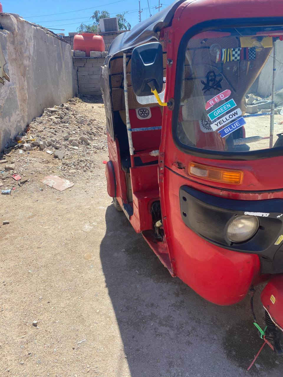 تكتك باجاج موديل 2019 ادوات مكفولة
تكتك معمره وبيها حاليا خياسات بصيطة صفح تكتك حلوه ومرتبه

مكيتها تخبل مال شغل كهربائيات كلها شغالة اشياير  تيارات كلهن جوبلس 

دوشمه جديدة التكتك كبل للشارع ماناقصها شي " 

السعر مليونين و400  مكاني البصرة الزبير ***********
