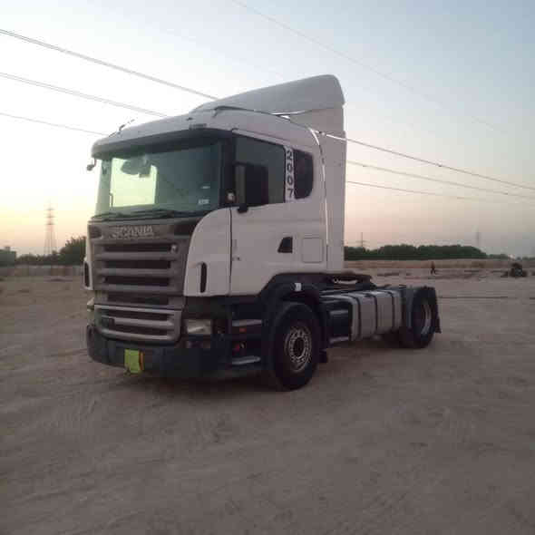 السلام عليكم  سكانيه راس تريله مديل 2007 محرك انجگسن كير كهرباء اكسن جديد شاصي مكفول رقم اربيل بسم (شركه) مكان البصر الخور الزبير.. ***********تفاصيل اكثر خابر وتدلل... مكلف بل نشر الله شاهد
