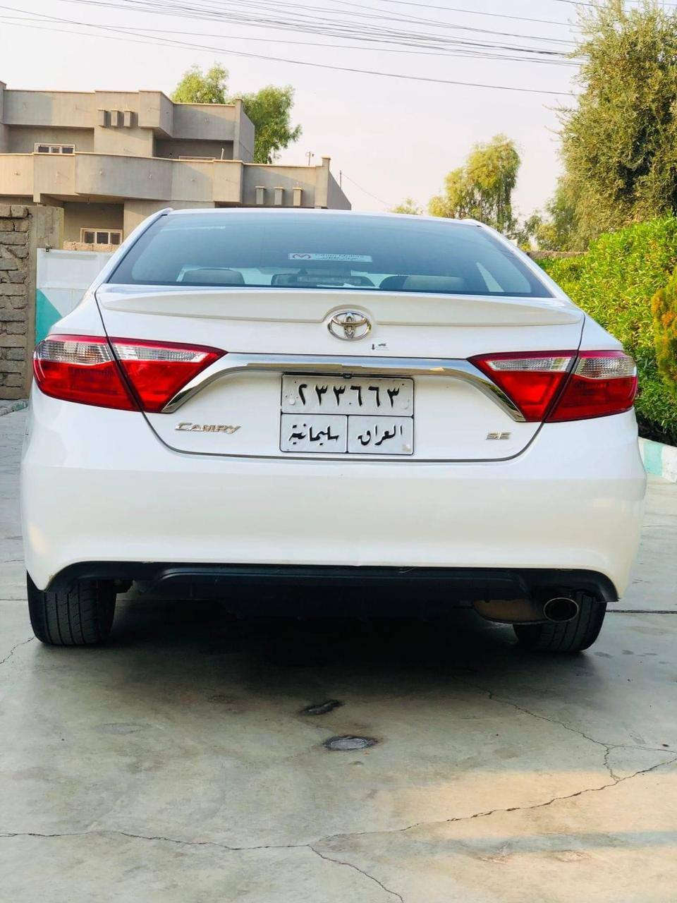Camry2015
كامري 2015 
موصفات SE كندي
كلين مكفوله عدا مكانين ملاحظات بارد
رقم سليمانية تحويل مباشر 
محرك 2500
تحكم ستيرن
كشن كهرباء
سونار موجود 
كير محرك تبريد تحويل كله شرط ✅
السياره مكانها كركوك-الحويجة 
السعر 169 وبي مجال قليل
***********
‏‪0782 914 1093‬‏
