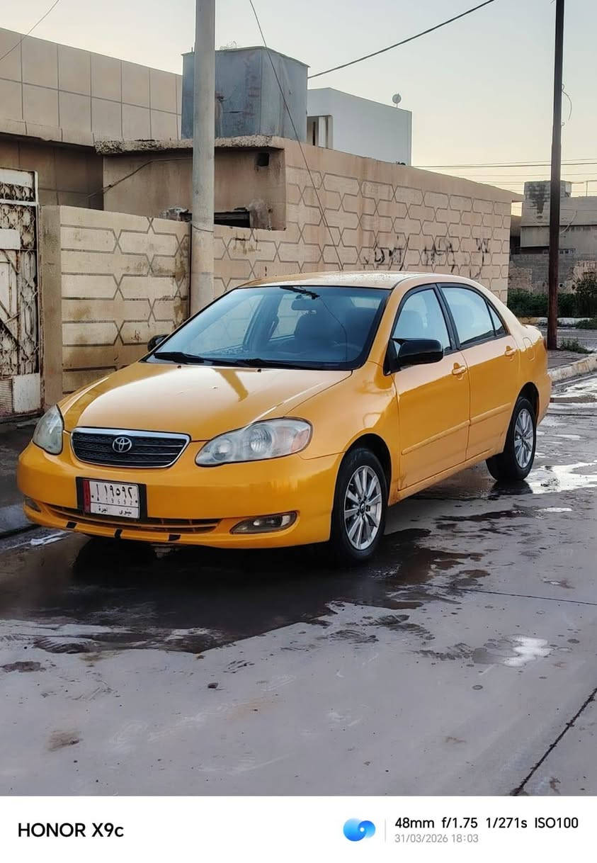 سلام عليكم  كورله نحله موديل 2008رقم نينوى وارد امريكي مكينه 1600صدر جديد تبريد ثلج تواير جدد السعر خاص اتصل ودلل ***********مكاني جنوب الموصل كياره قاطع سبعاوين
