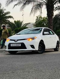 كورلا موديل 2015 بغداد رقم مميز ماشيه 130 حقيقي حادثه خلفي قبق جنطه رق...