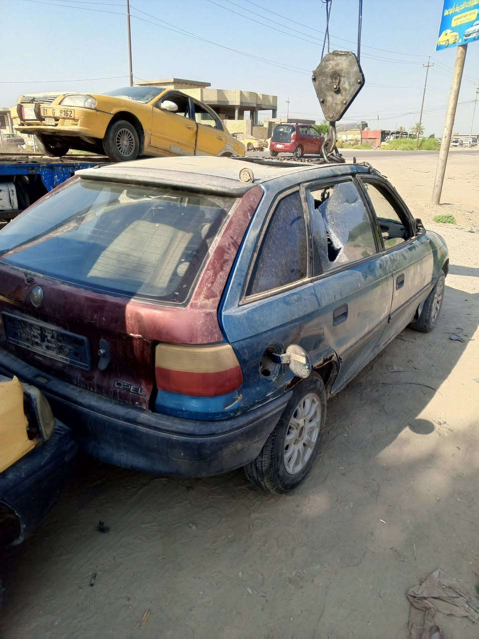 تم تفصيخ اوبل استرا مكينه وكير على شغال مكان بابل المشروع المسيب طريق ابو جاسم ***********
