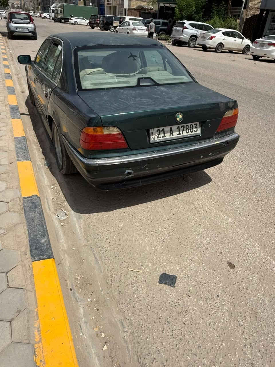 BMW728
محرك 6 
موديل 1996
السيارة جاهزة تبريد كهربائيات حدادية فقط محرك بيه تنقيص بسيط 
السيارة رقم سليمانية باسمي 
سنوية غير منتهية 
*********** 
غير متواجد فيس اتواصل اتصال او واتساب 
مكان السيارة النجف 
معروضة ب50 وبيها مجال شوية
