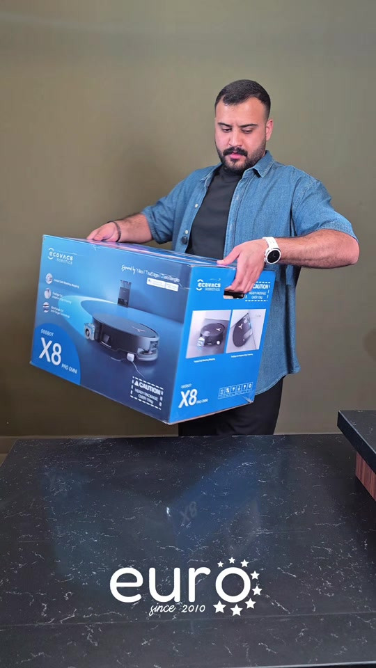 روبوت المكنسة الذكية من براند ECOVACS  مواصفات روبوت X8 OMNI • قوة شفط: 18,000Pa قوية جداً للسجاد والغبار والشعر  • نظام غسل OZMO Roller:  ◦ رول دوّار يغسل نفسه باستمرار أثناء التنظيف ◦ سرعة دوران 200 دورة بالدقيقة  • 16 فتحة ماء لتنظيف الرول ومنع توسخ الممسحة  • تقنية TruEdge 2.0 لتنظيف الحواف والزوايا بدقة عالية  • ZeroTangle 2.0 لمنع تشابك الشعر بالفرشاة  • ملاحة dToF LiDAR + AI مع تفادي عوائق ذكي بالكاميرات والحساسات  • كشف السجاد ورفع الممسحة تلقائياً عن السجاد  • محطة OMNI متعددة الوظائف:  ◦ تفريغ غبار تلقائي ◦ غسل الممسحة بماء حار 75° ◦ تنشيف هوائي حار 63° ◦ تعبئة ماء تلقائية  • سعة خزان الماء النظيف: 4 لتر • سعة خزان الماء الوسخ: 4 لتر  • حجم خزان الغبار داخل الروبوت: 220ml  • البطارية: 6400mAh ◦ تشغيل يصل تقريباً 228–270 دقيقة حسب الوضع  • ارتفاع الروبوت: 9.8cm تقريباً حتى يدخل تحت الأثاث المنخفض  التحكم عن طريق تطبيق + أوامر صوتية الضمان 2 سنة من تاريخ الشراء من شركة بلاد الاخاء مع توفير كل المواد الاحتياطية  متوفرة الان تكدرون تطلبوها اونلاين او زورونا عنواننا بغداد_الأعظمية_شارع عمر بن عبد العزيز   متواجدين طيلة أيام الأسبوع من ساعة 12 ظهراً الى 12 ليلاً ما عدا يوم الجمعة من ساعة 4 عصراً الى 12ليلاً للاستفسار يرجى مراسلة البيج او الاتصال على الارقام    *********** / مركز المبيعات  *********** / خدمة الزبائن  #عبدالله_يورو 
