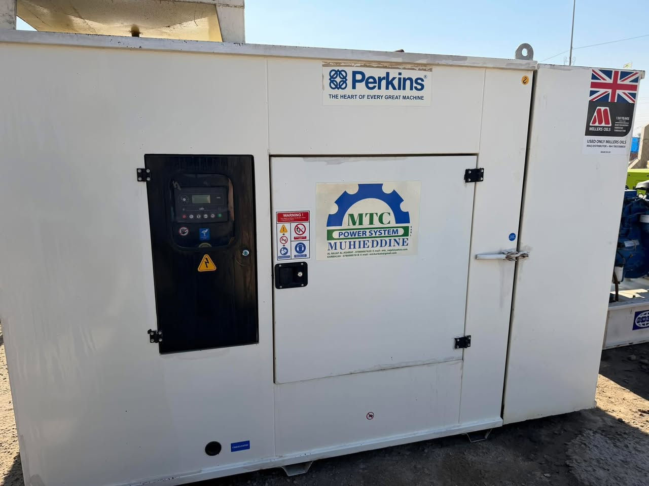 اللهم صل على محمد وأل محمد
🔷نوع المحرك بيركنز انكليزي 🇬🇧UK
🔷القدره 35KVA
🔷المحرك:3بستم
🔷نوع الملف:لوري سومر فرنسي🇫🇷
🔷كاتم جبيلي 100%
🔷عدد ساعات التشغيل:274 ساعة⏰
🔷مع سسستم بروتكشن كامل للحمايه 
🔷مع خزان وقود 150L
🔷لمعرفة الاتصال:- الهاتف:0️⃣7️⃣8️⃣1️⃣2️⃣3️⃣4️⃣5️⃣2️⃣3️⃣2️⃣


**إذا كنت صاحب هذا الإعلان وتريد حذفه لأي سبب، رجاءا أرسل رسالة إلى الدعم الفني**