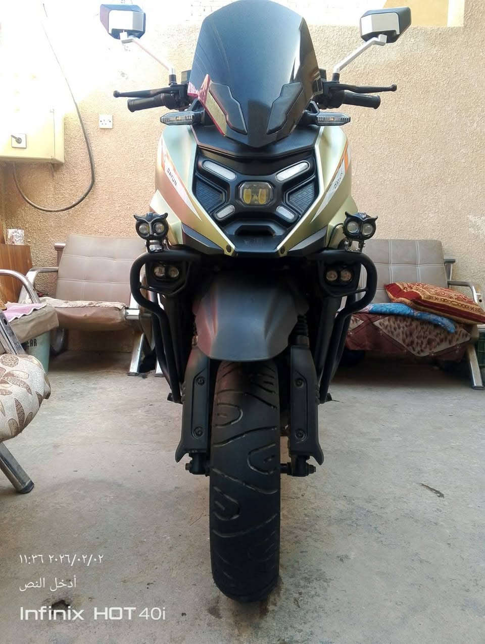 السلام عليكم دراجة شحن ليثيوم  30 امبير 72 فولت تمشي من 70 كيلو الى 90 كيلو بيهه سماعات منه وبيهه ترجع على البك تثبين سرعه اباجي ملف 2000للبيع بعدهه جديدة زيرو مماشية استخدام شهرين مطالع بيهة سعره مليون 400 بيها مجال  مكاني بغداد هاذا رقمي بي واتساب ***********
