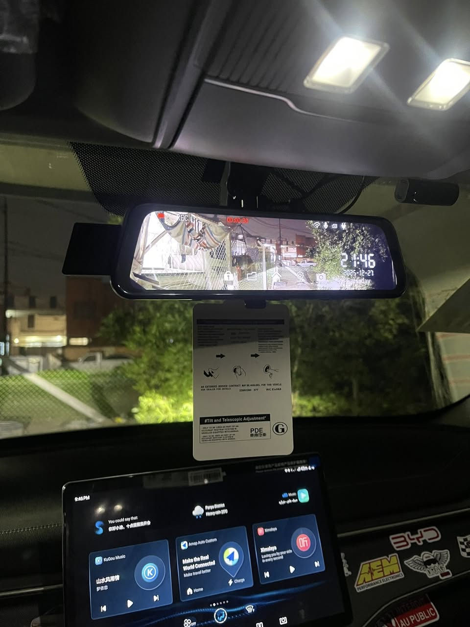 السلام عليكم 
للبيع 
اخذتها قبل يومين 
3 كامرات امامي خلفي داخل المركبة 
سعرها 100 اخذتها 125 اصليه وبيها برنامج وتكدر أسويها مرايا 
***********
