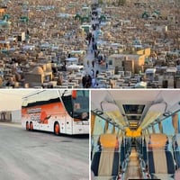 النجف الاشرف • وادي السلام • باص سياحي