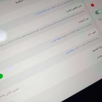 ايباد مني 7 برو بطاريه 100 ذاكره 256 شبه جديد بعده بالضمان نضافه 100 ا...
