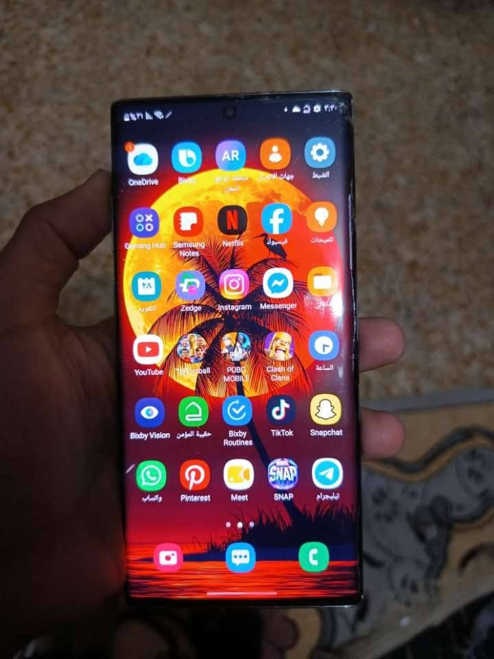 نوت 10 بلاص ذاكرة 256 بي فطور بل شاشة جهاز فول سعرة 230 الف وبي مجال او مراوس
مكاني ....بغداد .... بشعب ...حي اور 

 رقمي...*********** وتساب مازنجر
