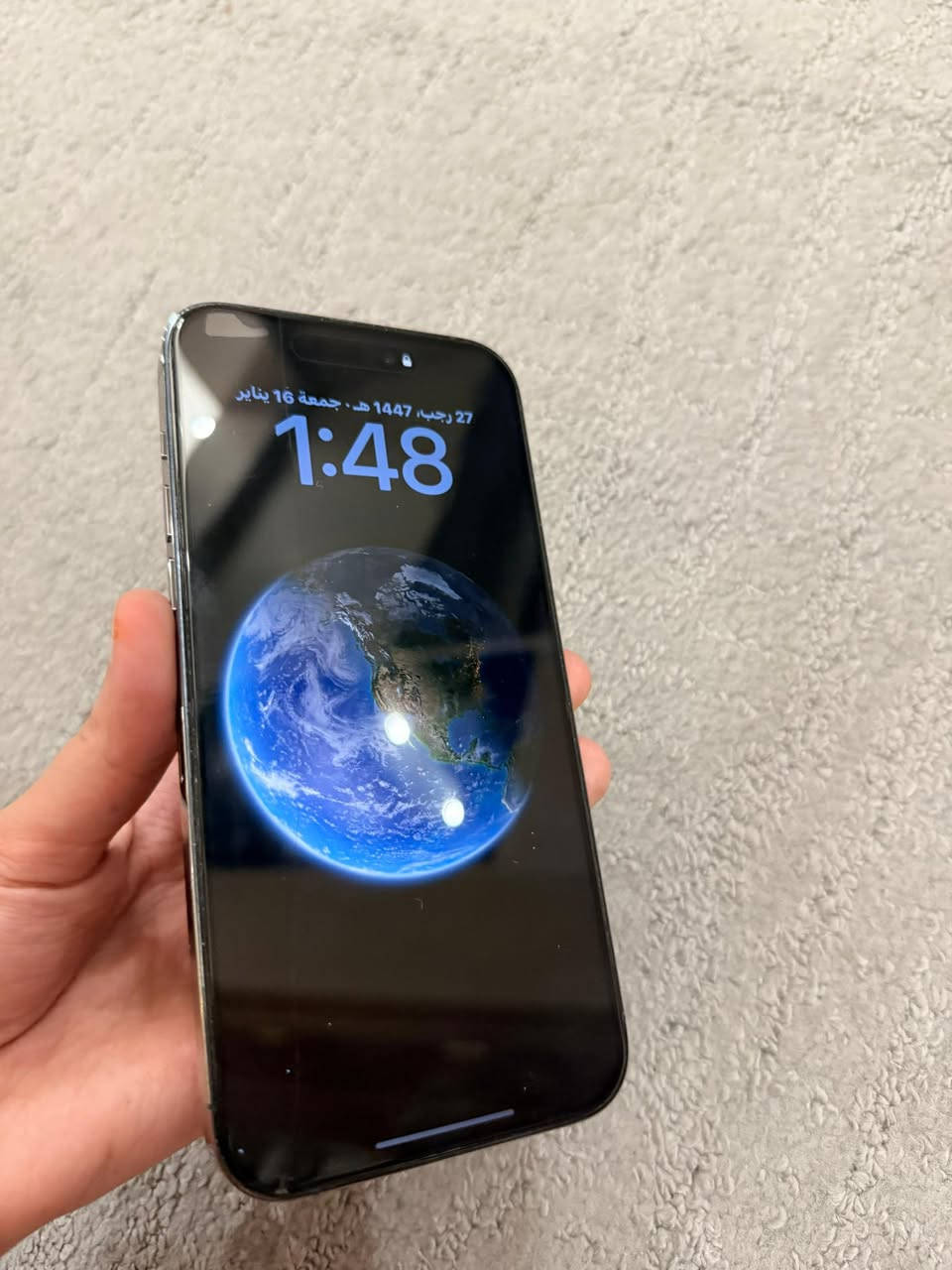 السلام عليكم
عندي ايفون 14 Pro Max 

الذاكرى 256 

البطارية 89

نظافة 100‎%‎ 

ممبدل بي اي شي ولامفتوح الجهاز 

السعر 800 

للتواصل والاستفسار ***********
