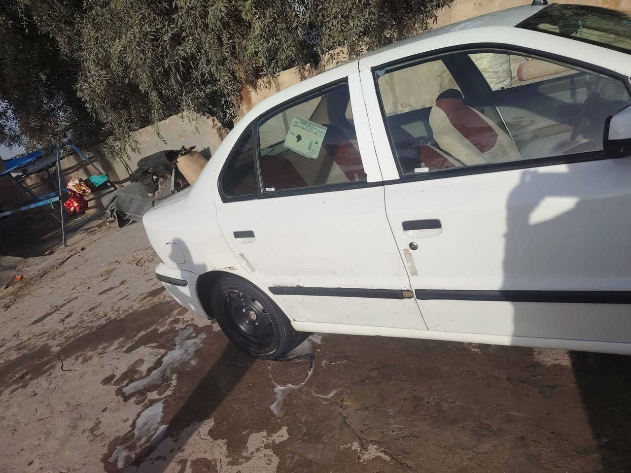 سلام عليكم ورحمة سمند 11 مكفوله من الضربه وبيه مكانات صبغ اعتبره حزام السعر 36
*********** مكان السياره ديوانيه غماس
