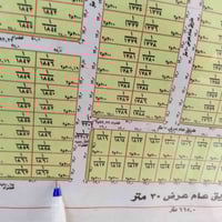 100م واجهة 8وربع شارع 30م تجارية طابو ملك صرف   رقمها ١٨٦٢/١ 20جديدة  ...