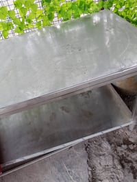 ميز سل ستيل • فاترينه المنيوم • ميز ستيل • فاترينة • ميز عرض • اثاث مس...