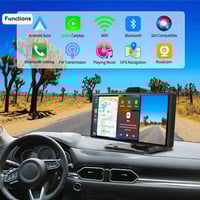 شاشة داشكام 4K • 9.3 بوصة • كاربلاي وأندرويد أوتو