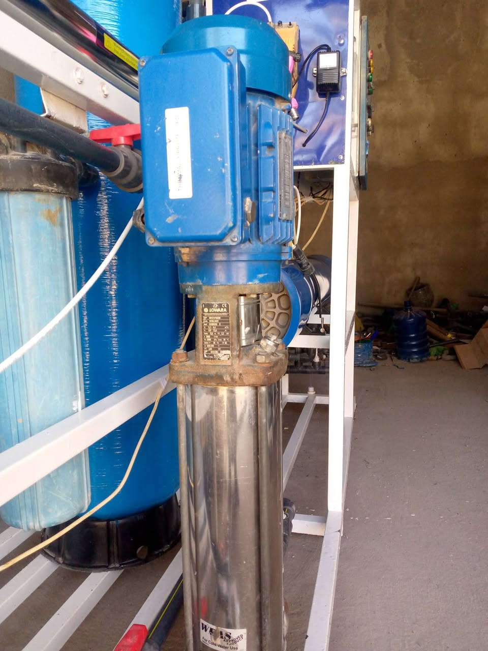 سلام عليكم 
محطة واحد متر الف لتر بساعة
محطه شركة أواب
مضخات ايطالية لوارا
+ خزان واحد ابو 5000 تالاف
المحطة بدون منبرين 
السعر/  مليونين 400 الف
العنوان / بغداد المعامل
للرقم /***********
متواجد واتساب
