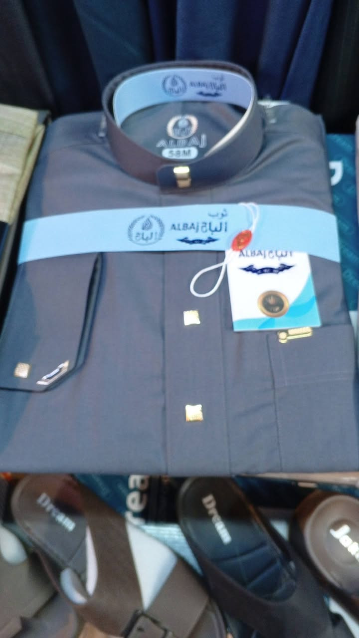 على بركه الله//عروض الكناني للزي العربي 
1- دشداشه ساده/15
2- دشداشه مقلم 18
3- دشداشة خليه نحل/20
4-ليلك جلد/ 10
5- ليلك جوخ وجهين/20
6- ليلك قماش شتائي/12
فروه جاسبي مطرز /20
فروه الدب /15
---------------------------------
***********
***********
***********
هاي العروض لغايه يوم 
25/1/2026
