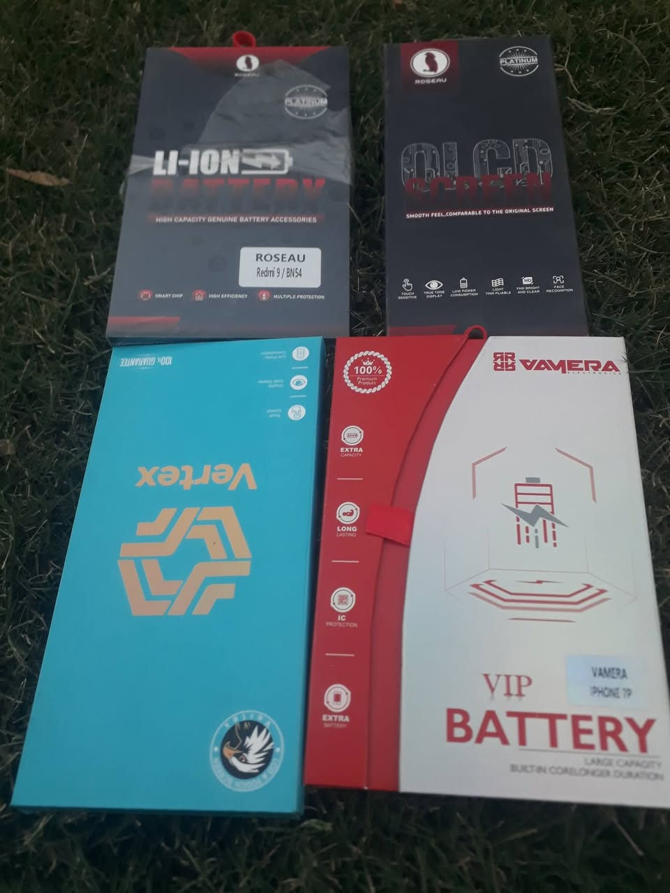 سعرهم كلهم  50 قفل بدون عمله رجاء  سعر بلاش 

شاشه ريدمي 12 

شاشه سمارت 6

بطاريه ايفون 7بلس

بطاريه ريدمي 9

جهازي ريدمي A5 ذاكره 128 عطل كامره و واي فاي.شاشه مضربه ابيعه فحم  (مكان حله)


**إذا كنت صاحب هذا الإعلان وتريد حذفه لأي سبب، رجاءا أرسل رسالة إلى الدعم الفني**