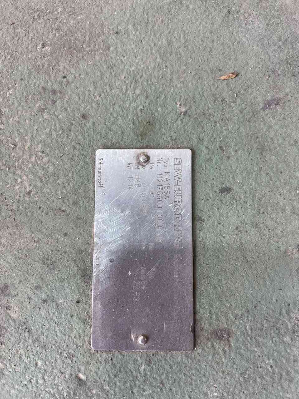 سلام عليكم 

گيربوكس جانبي الماني SEW بوشة 120 mlm 🔥 السرعة 64 دورة بالدقيقة ماطور 100 حصان 1500 دورة 

متوفر قطعتين✅

-للتواصل عبر الخاص او الواتساب : ***********
 -العنوان: كركوك – المنطقة الصناعية فرع محطة الشهيد او ببسي تاج

📍تتوفر خدمة توصيل الى جميع المحافظات
