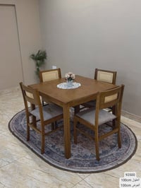 عرررروض  المده محدده سارع بالحجز معنا 👌 ميز طعام خشب زان طبيعي نوعيه م...