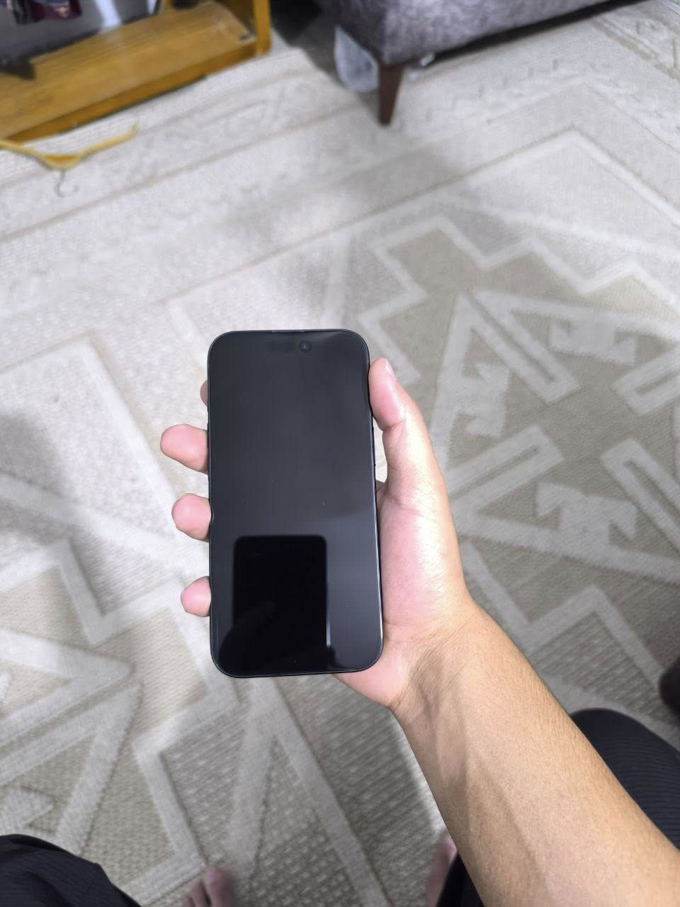 ايفون15
الجهاز نضيف كلش ما مفتوح بطارية٨٩ 
ملحقات: كيبل USB-C أصلي، الكارتونة 
مكاني بغداد 
السعر725


**إذا كنت صاحب هذا الإعلان وتريد حذفه لأي سبب، رجاءا أرسل رسالة إلى الدعم الفني**