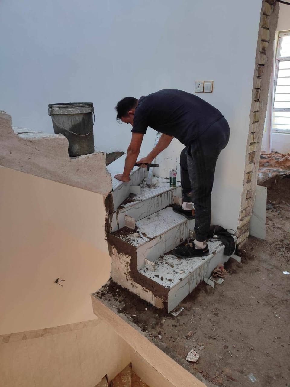 👷🏻‍♂️ جميع اعمال التطبيك
ارضيه/جدران 
🔎🤞🏻مرمر. كاشي. كرانيت. بورسلاين. سيراميك. مقرنص/ مستعدون لأعمال الترميم تفليش واعاده تطبيگ استفسار‏‪    *********** واتساب 
دقه في العمل سرعه في الانجاز كربلاء, العراق
