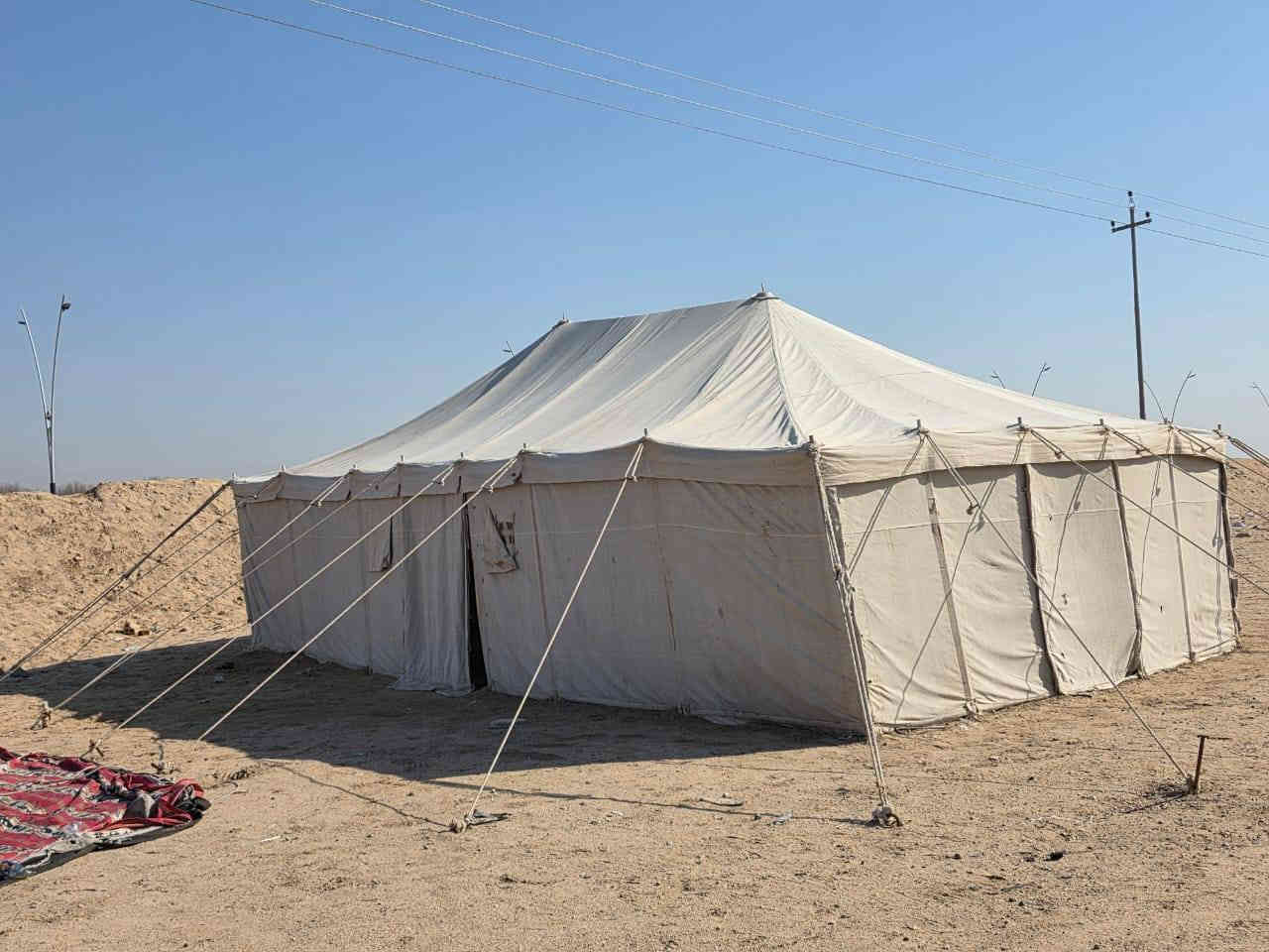 خيم اللبيع وا الإيجار نصب ونقل المكان البصرة سفان قرب جبل سلام  رقم الجوال ***********
