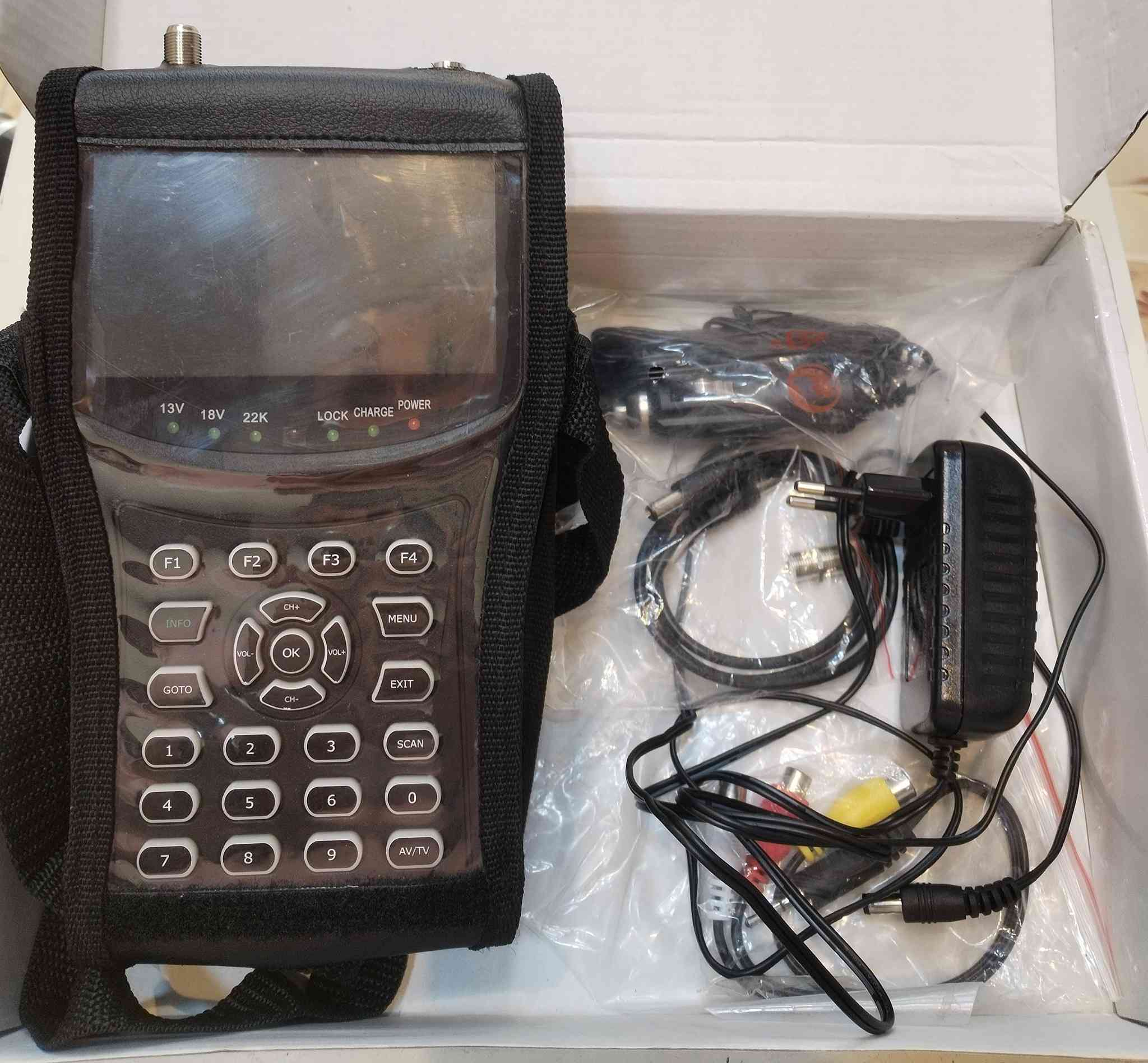 للبيع فايندر ستلايت وكاميرات
موديل KPT-955G+  نظيف جدا استعمال قليل جدا مع كافة ملحقاته السعر 75 الف 
متوفر توصيل لجميع محافظات العراق 
مرفق فديو توضيحي للجهاز


**إذا كنت صاحب هذا الإعلان وتريد حذفه لأي سبب، رجاءا أرسل رسالة إلى الدعم الفني**