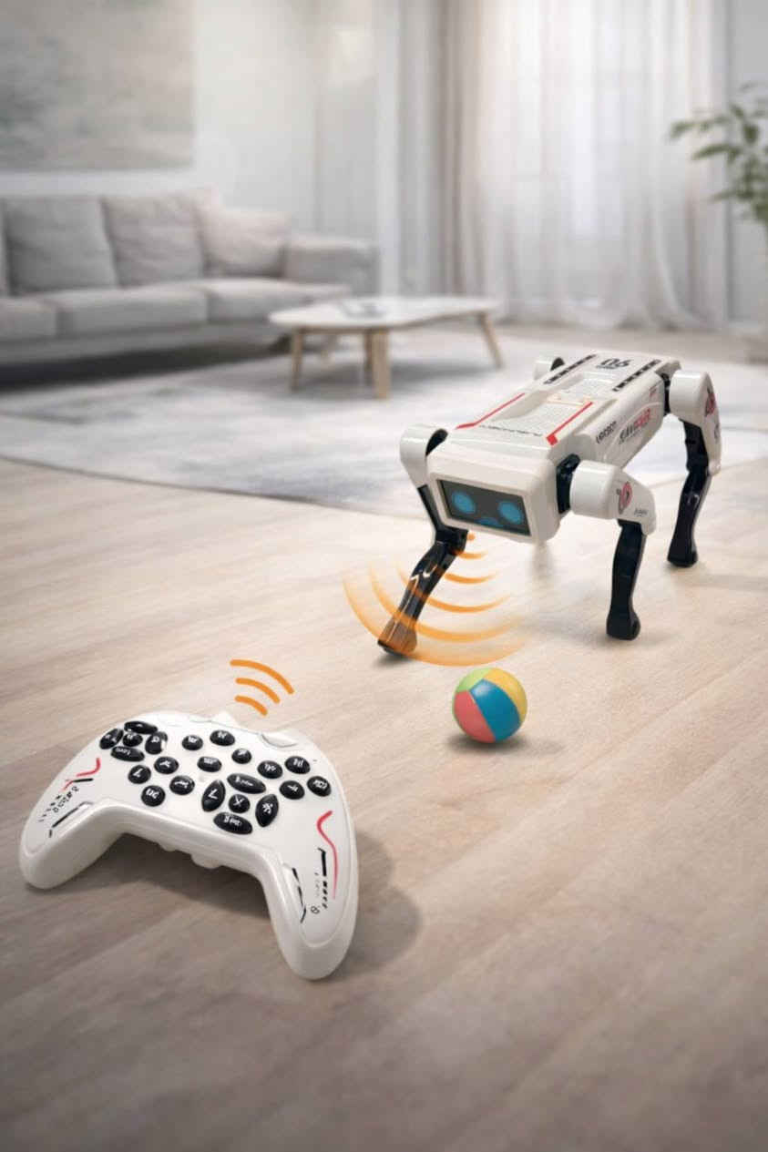🤖 روبوت الكلب الذكي AI
مرح تفاعلي بلا حدود!

تحكم عن بُعد 2.4GHz مع أوامر صوتية لتنفيذ الحركات بكل سهولة 🎮🗣️
يمشي، يلتف، يجلس، يرقص ويقدّم حركات استعراضية ممتعة 🕺
موسيقى وإضاءة تضيف جو من الحماس ✨🎶
بطارية قابلة لإعادة الشحن للعب أطول 
السعر 50الف فقط او متوفر توصيل.


**إذا كنت صاحب هذا الإعلان وتريد حذفه لأي سبب، رجاءا أرسل رسالة إلى الدعم الفني**