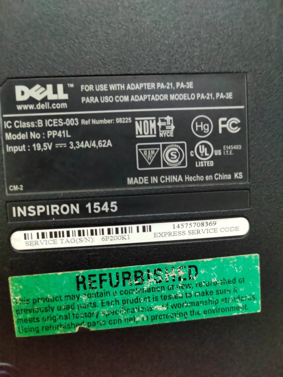 لابتوب DEll موصفاته مرتبه الابتوب مامفتوح ولا واصل صيانه جهاز كامل متكامل السعر 80 وبي مجال للاستفسار اتصال عل رقم ***********
