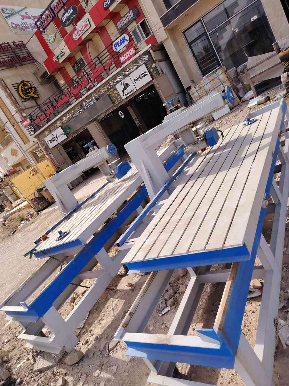 سلام عليكم قاطعات كوارتز جديد    طول العربانه ٣متر تقطع عدل او زاويه ٤٥ تفصال أيادي سوريه حديد ثقيل الاستفسار *********** واتساب
