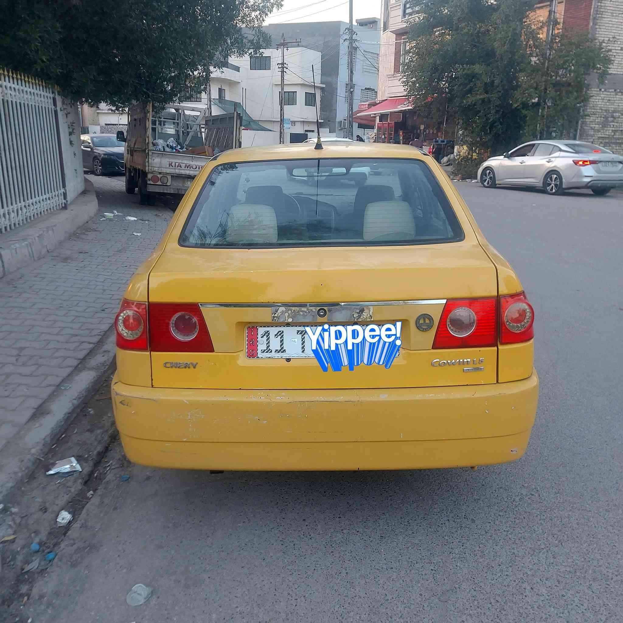 كوين موديل 10 محرك بلادي رقم انكليزي بغداد السنوية لحد 2030  بأسمي 
شرط مكاتبة مرورية 
السيارة جاهزة خير من الله 
بيها ملاحظات بسيطة تجي وتشوف بيها جراد بسيط بالبنيد والقماره واضح بالصور ...تخم تاير جديد والكير جديد والباتري جديد 
#السعر 30$  ومجال بسيط مكاني البلديات 
للتواصل *********** واتساب موجود
