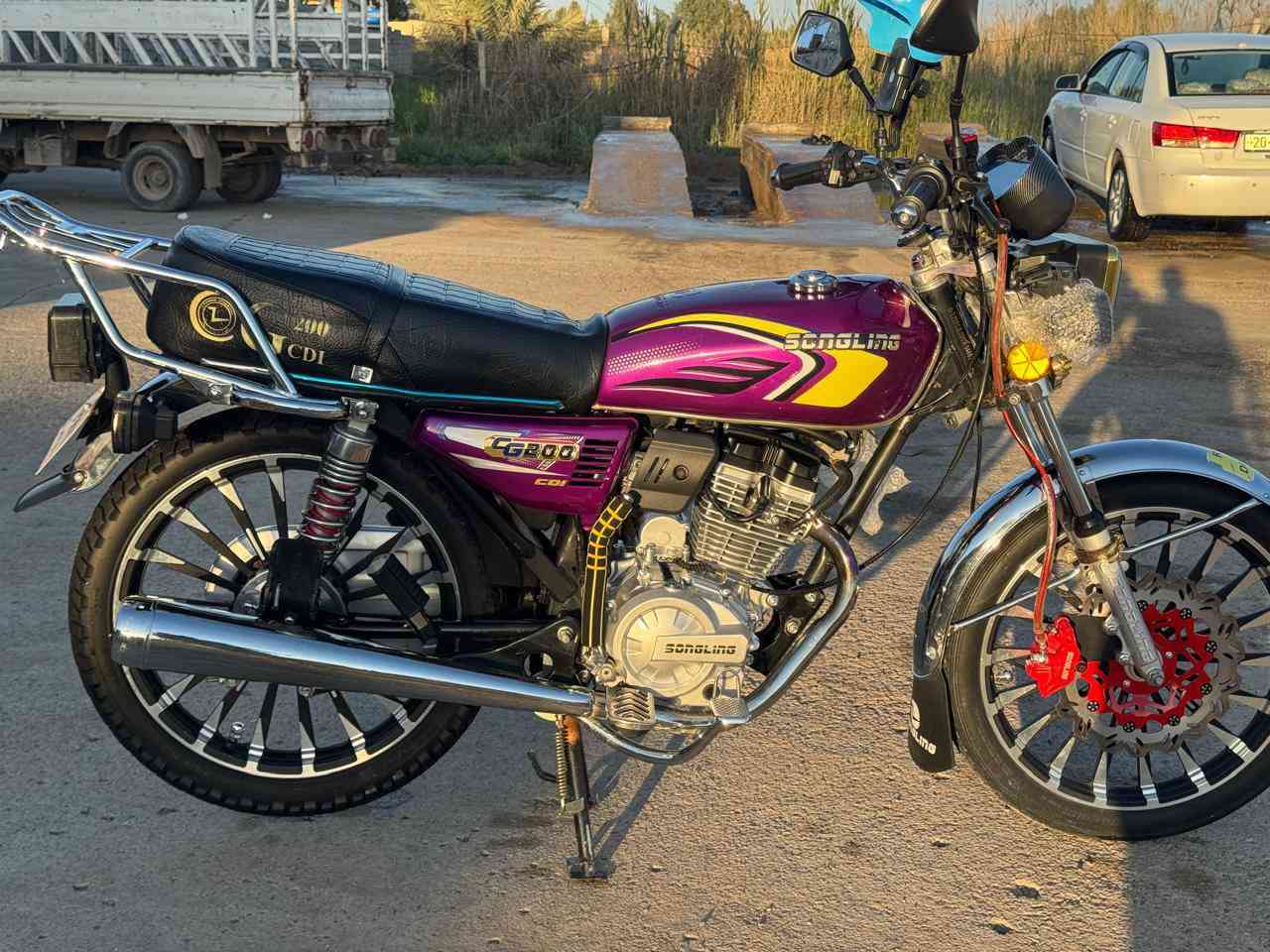 السلام عليكم اخوان دراجة للبيع دراجة نضافة وشلعة ومعدل وكفالة عامة دراجة موديل2025 وبس صلانصة مبدلة وباقي كفالة عامة راقمي ‏‪***********‬‏ اتصل وتدلل مكاني ديالى الخاص سراجق وتحياتي 🩵
